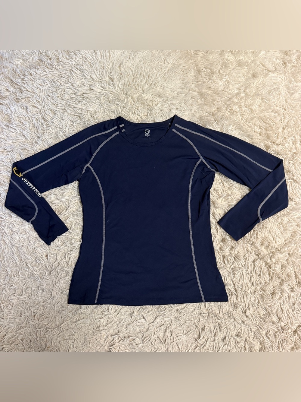 Women’s Medium Navy Noble Long Sleeve Horseback Riding Sunshirt. Good Condition.